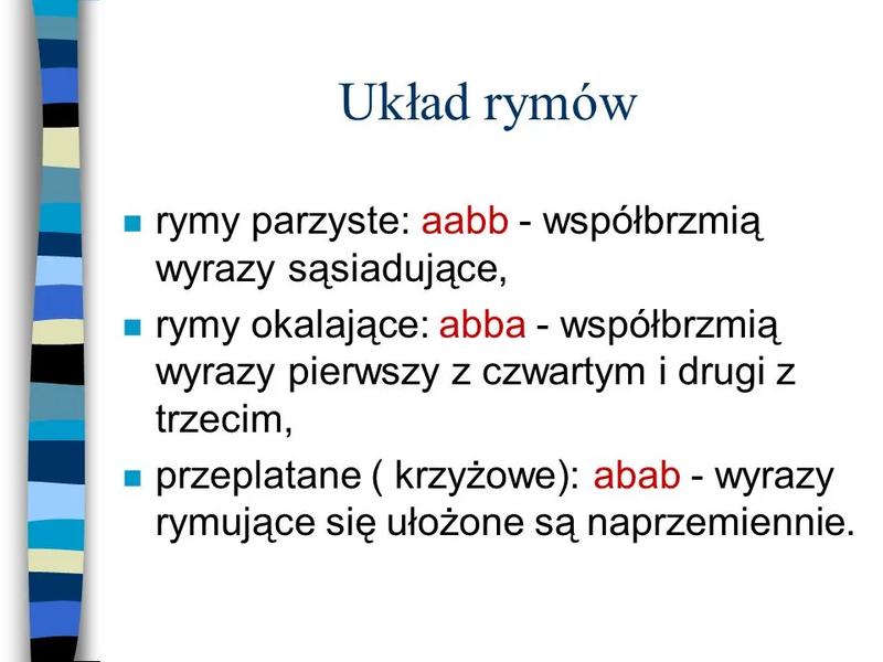 Odkryj układ rymów w poezji: różnorodność, znaczenie i praktyczne zastosowanie