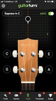 Strojenie ukulele dla początkujących