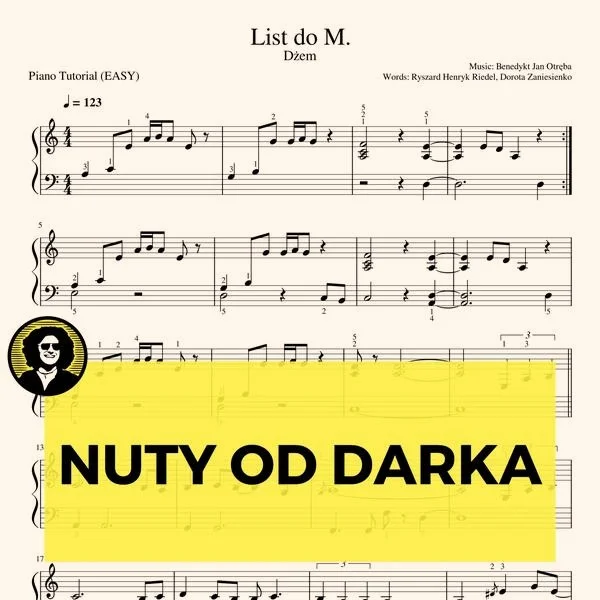 List do M – akordy i chwyty gitarowe krok po kroku