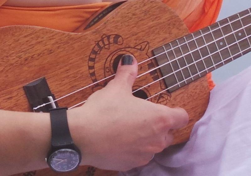 Brzmienie strun ukulele