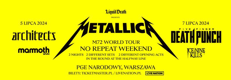 Niespodzianki muzyczne Metallica