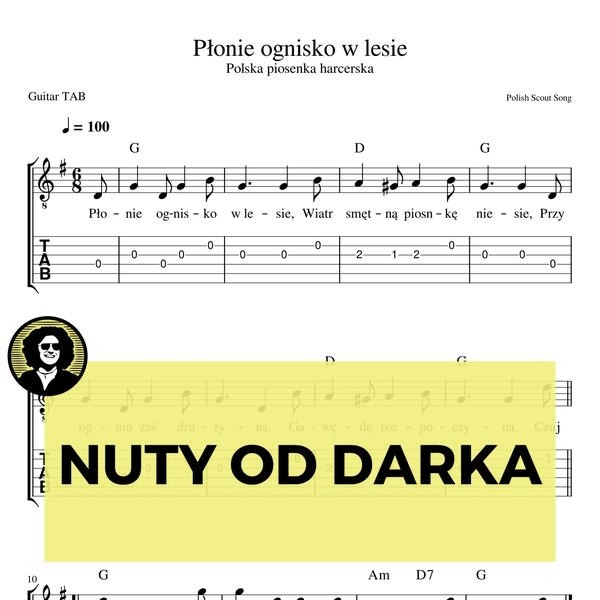 Najprostsze akordy do „Płonie ognisko” – szybka nauka gry na gitarze